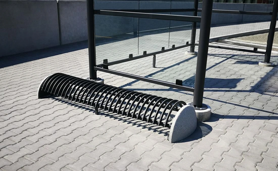Aparcabicis exterior modelo Riccio
