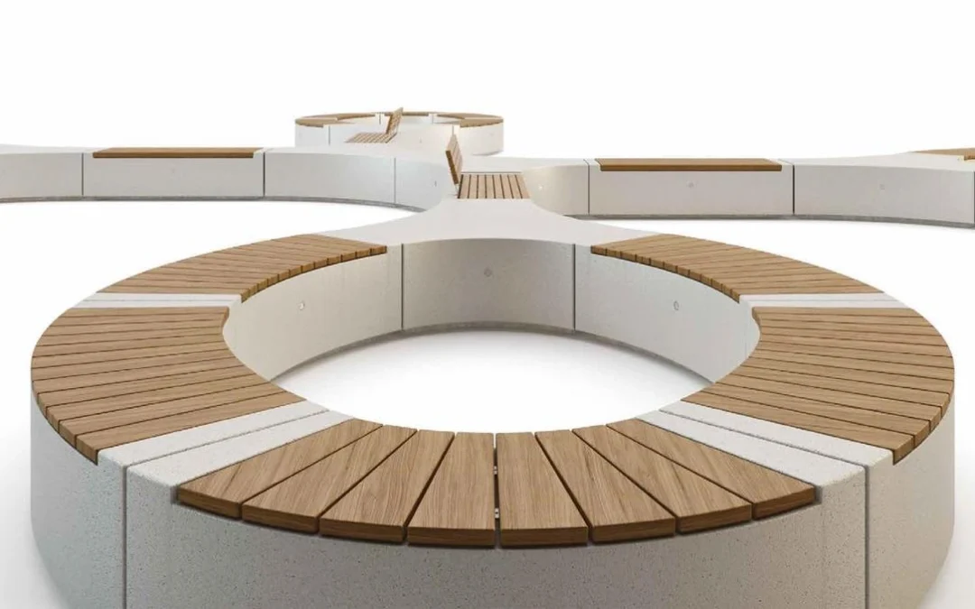 Banco mobiliario urbano de diseño
