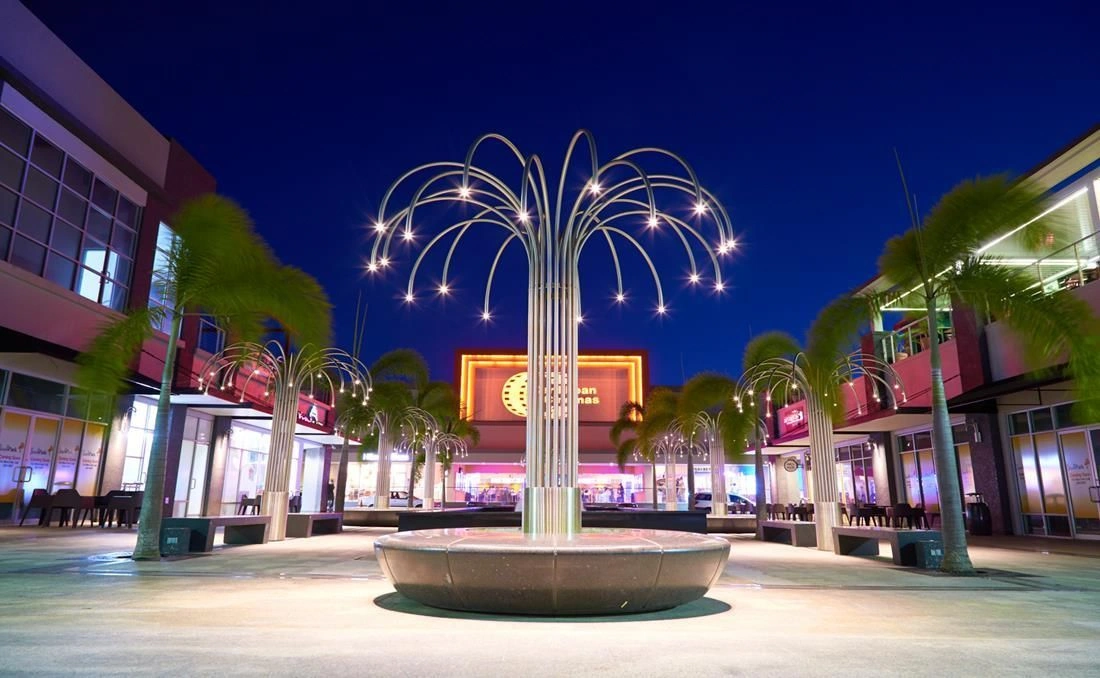 Banco jardinera pesada Olimpo led