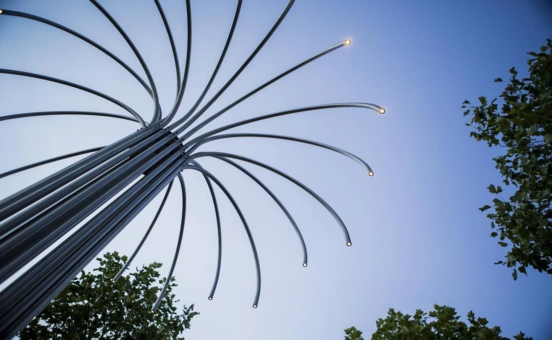 Banco jardinera resistente Olimpo led