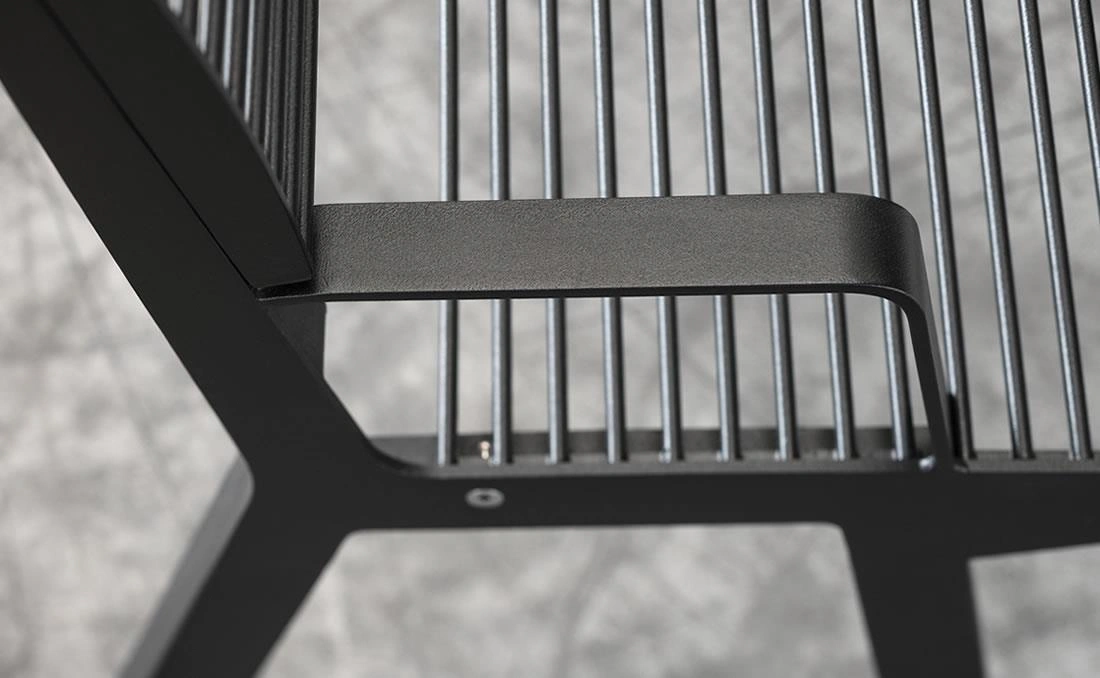 Banco urbano con apoyabrazos Noale