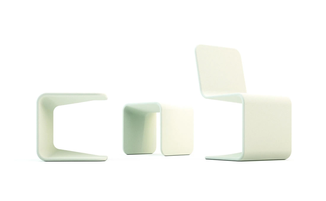 Banco urbano individual moderno Spring