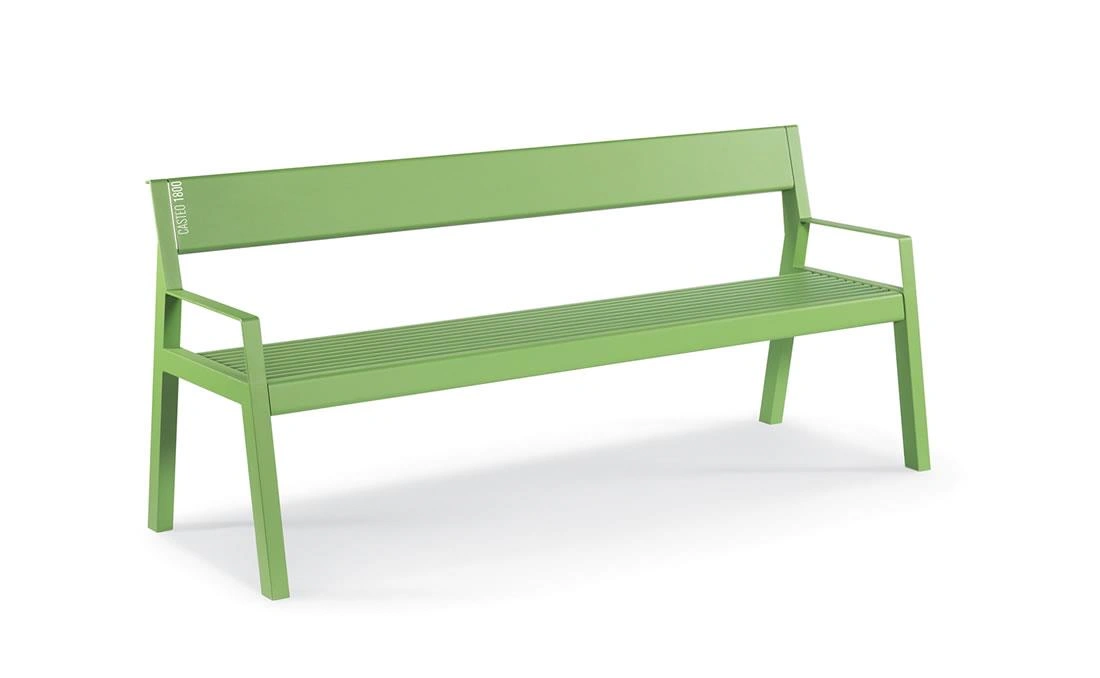 Banco urbano metálico Silla Casteo