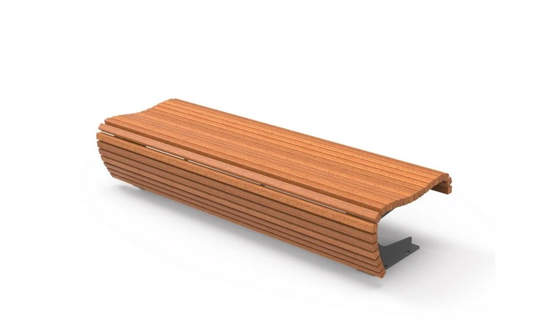 Banco urbano sin respaldo Chaise Longue Flow