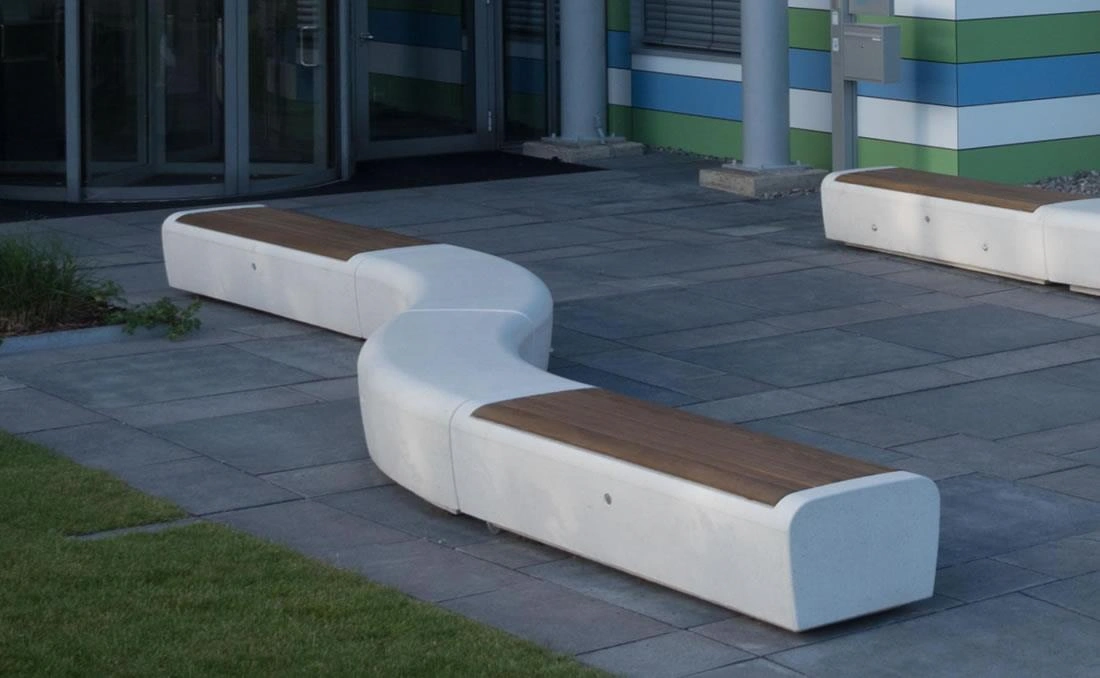 Bancos mobiliario urbano Onda