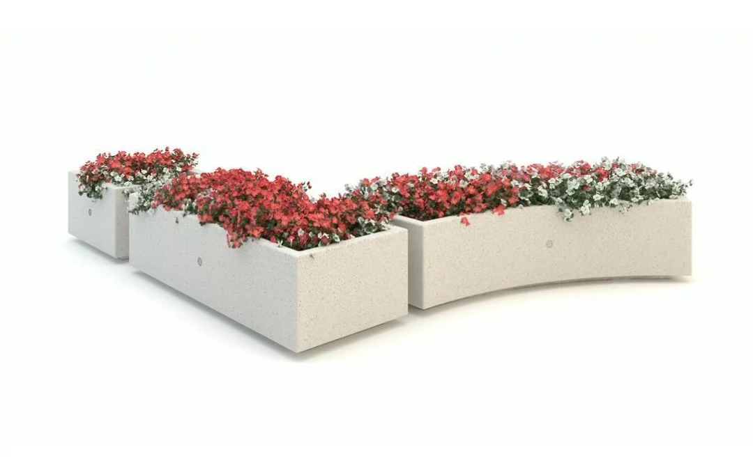 Jardineras urbanas de hormigón