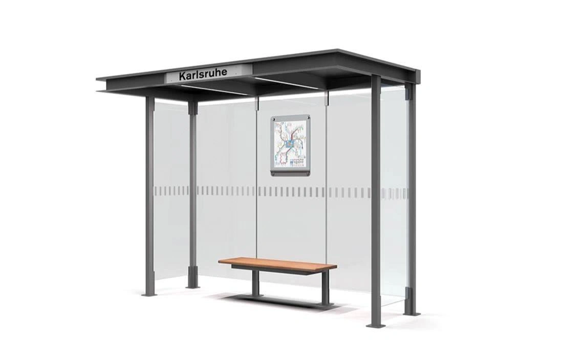 Marquesina de autobús de acero Horec