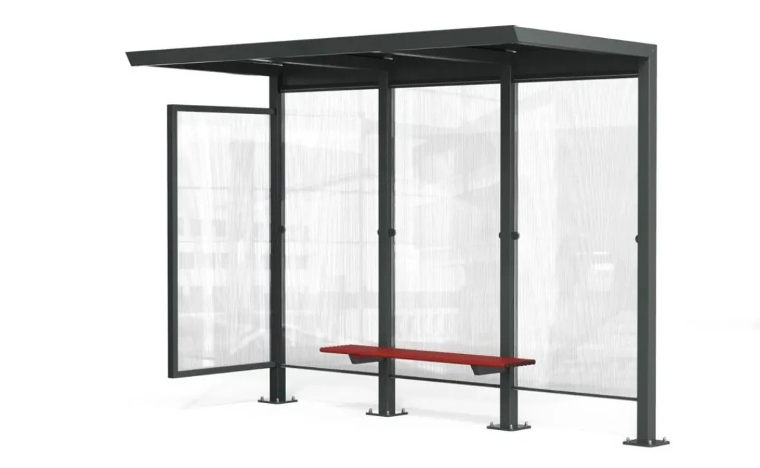 Marquesina de autobús de acero Stad