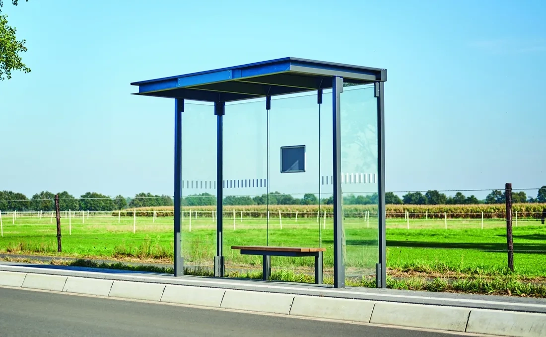 Marquesina de autobús antivandálica Horec