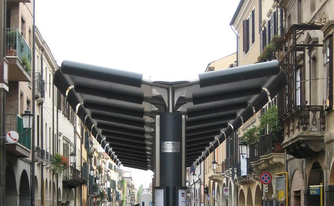 Marquesina de autobús de diseño Ycaro
