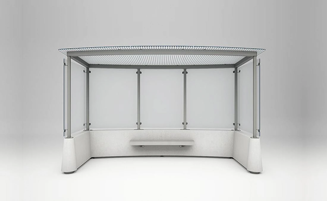 Marquesina de autobús fabricada en España