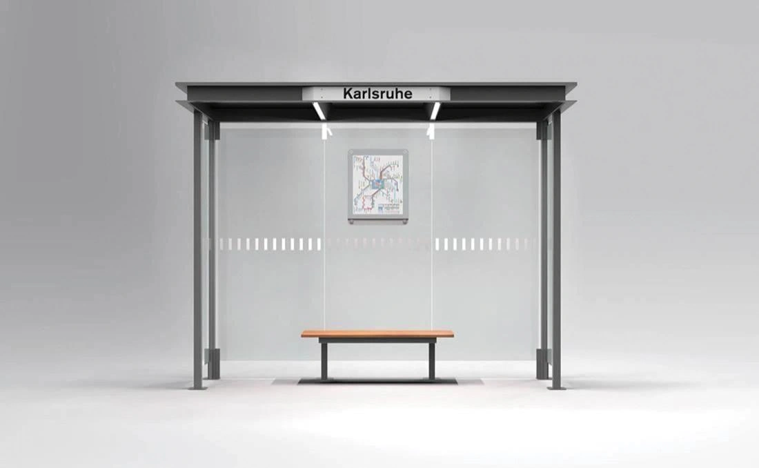 Marquesina de autobús de diseño