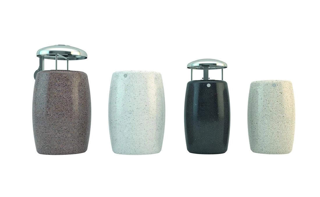 Papelera urbana pesada