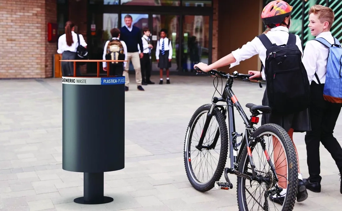 Papelera urbana resistente Carroarmato