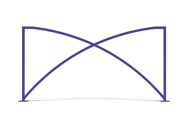 Pilonas de hormigón para delimitar espacios públicos.